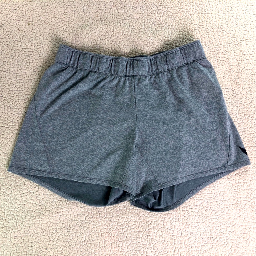Nike Women's Attack‎ 933685 065 Size Small Heathered Gray Swoosh Shorts